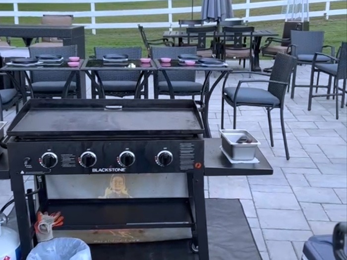 Hibachi Grill Close-up