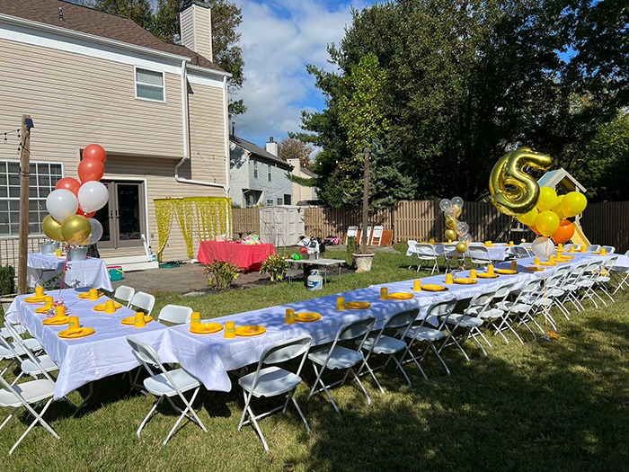 Birthday Party Setup
